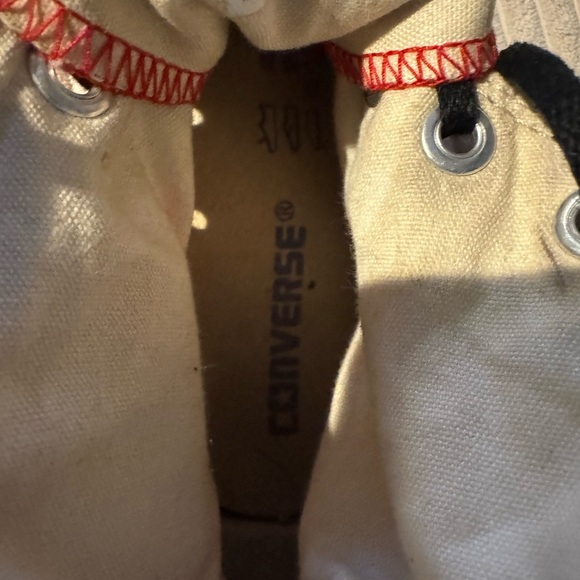 Converse Red High-Top Sneakers - Picture 8 of 12